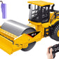Kidditoy 7-Channel Remote Control Road Roller Toy, [2025 Upgraded] 1:18 Scale Construction Vehicle, 100Min Playtime, Realistic S