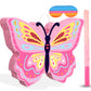 Threan Butterfly Pinata Bundle With Bat Stick & Blindfold - Butterfly Theme Party Supplies For Birthday Or Baby Shower - Cardboard Pinata, Includes Confetti
