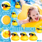 Chivao 100 Pcs Rubber Ducks With Sunglasses In Bulk Mini Yellow Rubber Duck Gifts Squeak Bath Float Bathtub Toys For Cruise Gift Exchange Christmas Birthday Party Supplies