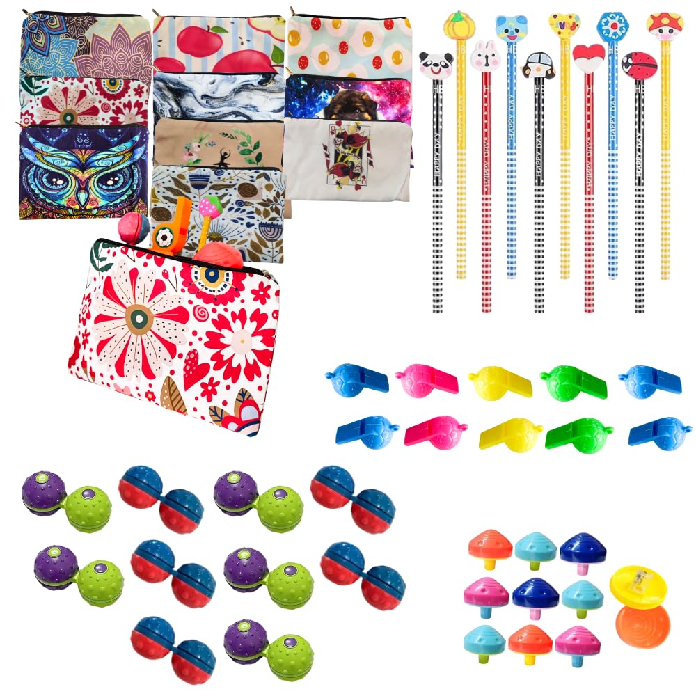 Birthday Popper 50 Pcs Fun Mania Combo Pack as Birthday Return Gifts for Kids of all Age Groups