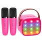 Yll Karaoke Machine For Kids Toys, Portable Bluetooth Speaker With 2 Wireless Microphones, Birthday Gifts For Girls 4, 5, 6, 7, 