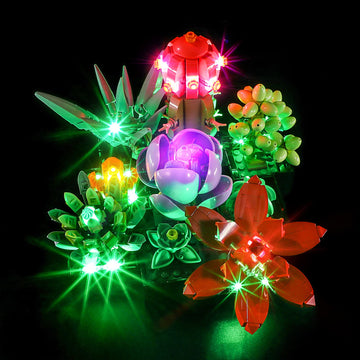 Yeabricks Led Light For Lego-10309 Creator Succulents Building Blocks Model (Lego Set Not Included)