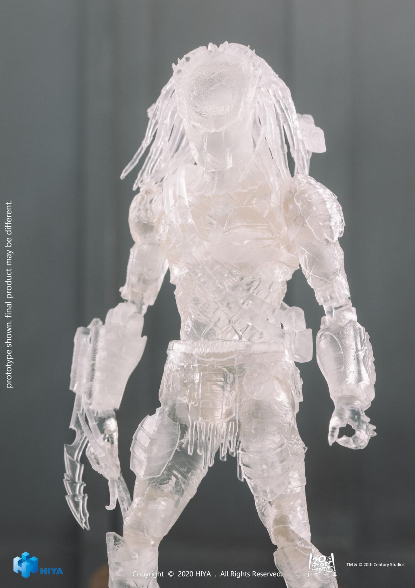 Hiya Toys Exquisite Mini Series 1/18 Scale 5 Inch AVP2 Invisible Wolf Predator Cloack Action Figure