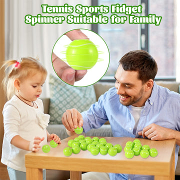 Scione 36 Pack Sports Ball Party Favors For Kids 4-8 8-12 Sports Fidget Spinner Ball Goodie Bag Stuffers Classroom Prizes Return Gifts Easter Basket Stuffers Birthday Party Favors Toys For Kids Prizes
