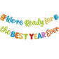 Were Ready For the Best Year Ever Banner, Welcome Back to School Decorations, Kindergarten Classroom Decoration, First Day of Sc