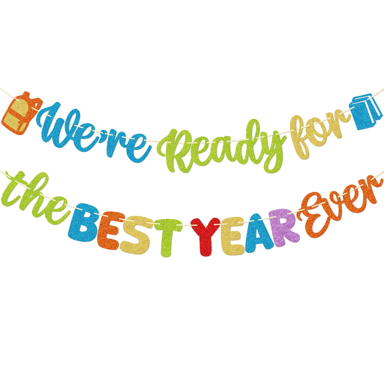 Were Ready For the Best Year Ever Banner, Welcome Back to School Decorations, Kindergarten Classroom Decoration, First Day of Sc