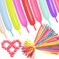 Pastel 260Q Long Balloons 100 Pack Twisting Animal Balloons Assorted Color Thick Latex Modeling Long Magic Balloons For Animal S