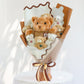 Cute Bear Bouquet - Plush Toy Bouquet with Cute Soap Flower - Handmade Toy Bouquet for Any Occasions, Birthday, Bridal Shower, G