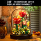 HOGOKIDS Flower Bouquet Building Kit - 596 PCS LED Rose Blocks, Red - HG-18471, Ideal Birthday/Valentine's Gift for Adults