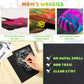 Gersoniel 100 Pieces Scratch Paper Art Set Craft Kits Black Coated Scratchboard Black Scratch Off Paper with Wooden Stylus for V