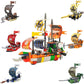Auryee 12Pcs Pre Filled Easter Eggs With Ship Mini Building Block Toys - 6 In1 Ship Toys Sailboat Model Building Kits Hobby Toy For Kids Age 6+ Years Old