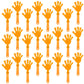 Zcysrlqin 24 Pcs Orange Hand Clappers 7.5 Inch Clappers Noisemakers Noise Makers Party Favors Plastic Party Clapper For Sporting