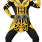 Spooktacular Creations Gold Ninja Costume for Boys  Child Golden Ninja costume Ninja Themed Parties  Halloween Costume Dress Up (Large (10-12 yrs))