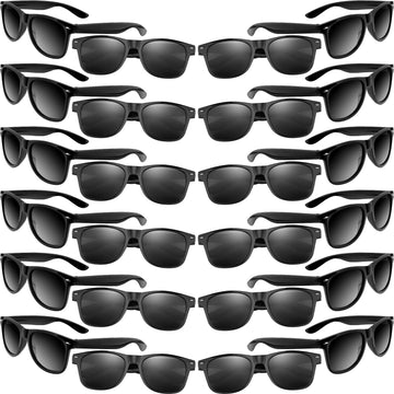 Miahart 24 Pack Kids Sunglasses Party Glasses Bulk Goody Bag Fillers For Boys And Girls Birthday Party Summer Party Supplies, Bl