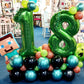 Green 8 Balloon, Number Balloons 40 Inch, 8Th Birthday Decorations For Boys Girls, Green Birthday Balloons, Green Party Supplies