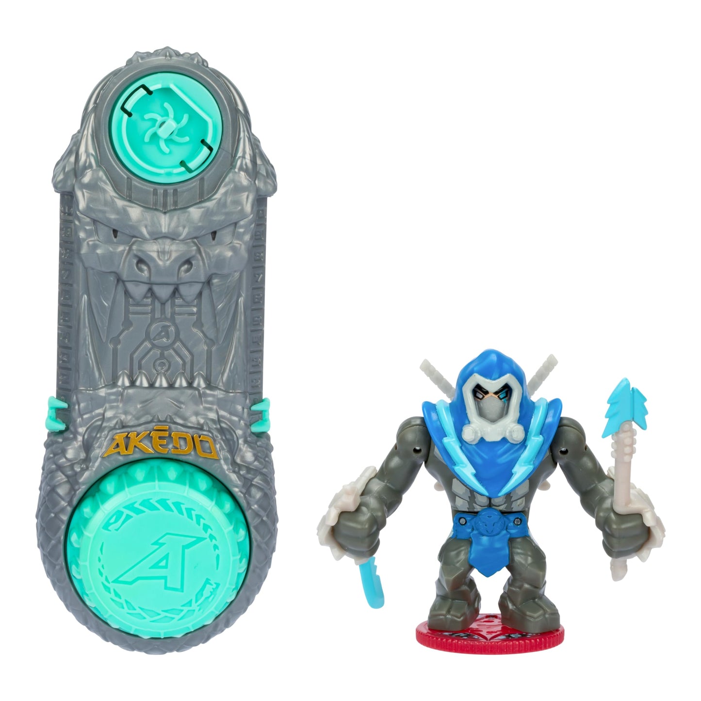 Legends of Akedo Ninja Bosses  Cyber cutting edge  3 Tall Battling Action Figure with 360 cutting edge Defense and Attack Spin Action  Double Defense protective covering That Pops Off When Struck  4 Ninja Bosses to Collect