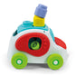 Clementoni- Soft Clemmy Sensory Car: Fun & Developmental Play For Babies & Toddlers, Stimulating Textures, Shapes & Stacking Blocks - Multicolored (6+ Months)
