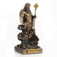 Veronese Design 3 3/8 Inch Poseidon The Greek God Of The Sea Resin Miniature Bronze Finish Figurine