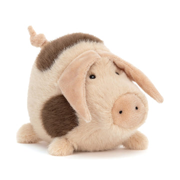 Jellycat Higgledy Piggledy Old Spot Pig Stuffed Animal, Small 5.5 Inches - Farmyard Plush Toy - Classic Children'S Gift