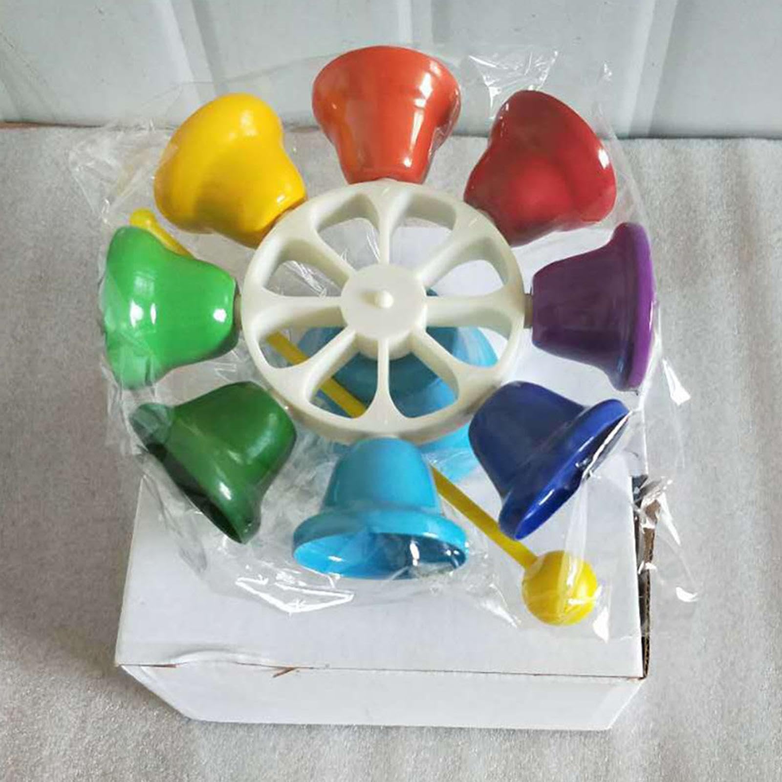 Bnf 8 Note Hand Bell Sensory Toy With Mallet For Kids Music Toy Children Ages 3+|Toys & Hobbies | Educational | Music & Art