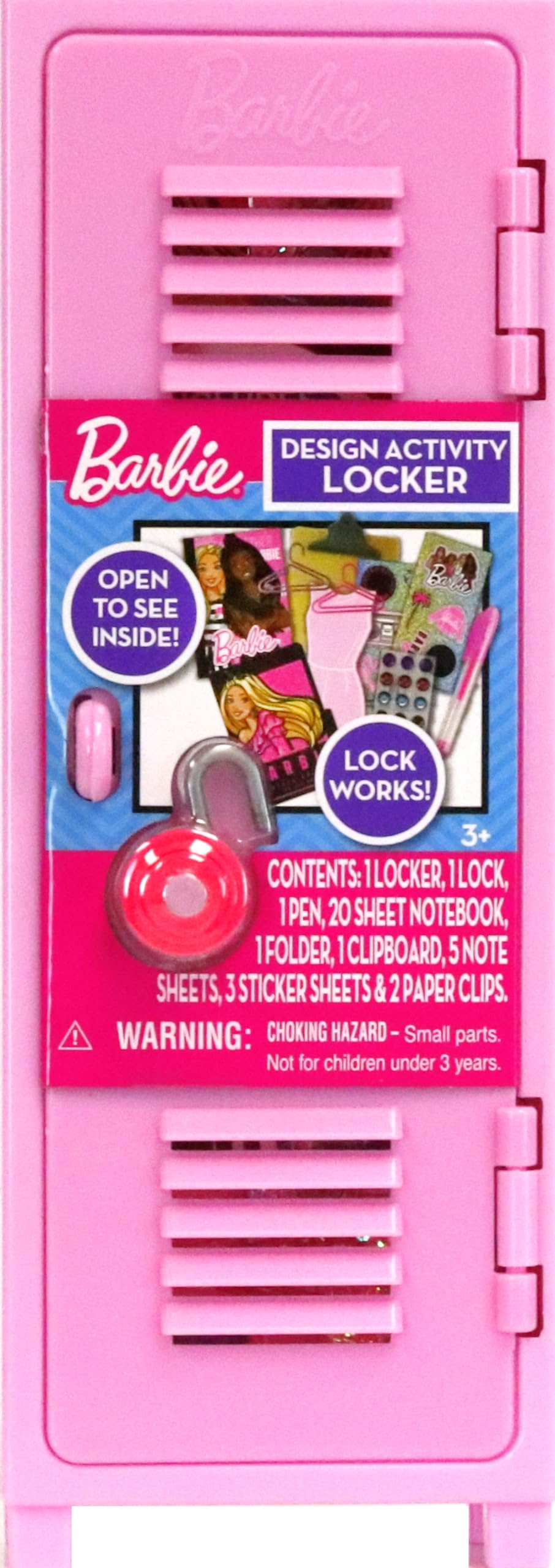 Barbie Design Activity Locker
