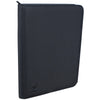 WINTRA enhanced 360 Pockets Black Zippered Playing Card Binder - Sturdy Trading Card Holder Album
