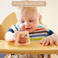 8 Pieces Montessori Baby Wooden Toys For 0-6-12 Months Babies, Wood Rattles And Teethers Toy Set With Bells For Newborn Infant B