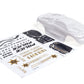 SummitLink Custom Body Police White Style Compatible for e-Revo Mini 1/16 Scale RC Car or Truck (Truck not Included) ERMN-PW-01