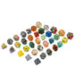 HDdais 7pcs Random Color DND Dice Set, 7-die Polyhedral D&D Dice for DND RPG MTG Table Games Dungeons and Dragons Dice