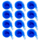 Jmkcoz 12Pcs Square Juggling Silk Dance Scarves Magic Tricks Performance Props Accessories Movement Scarves Rhythm Band Scarf (Royal Blue)