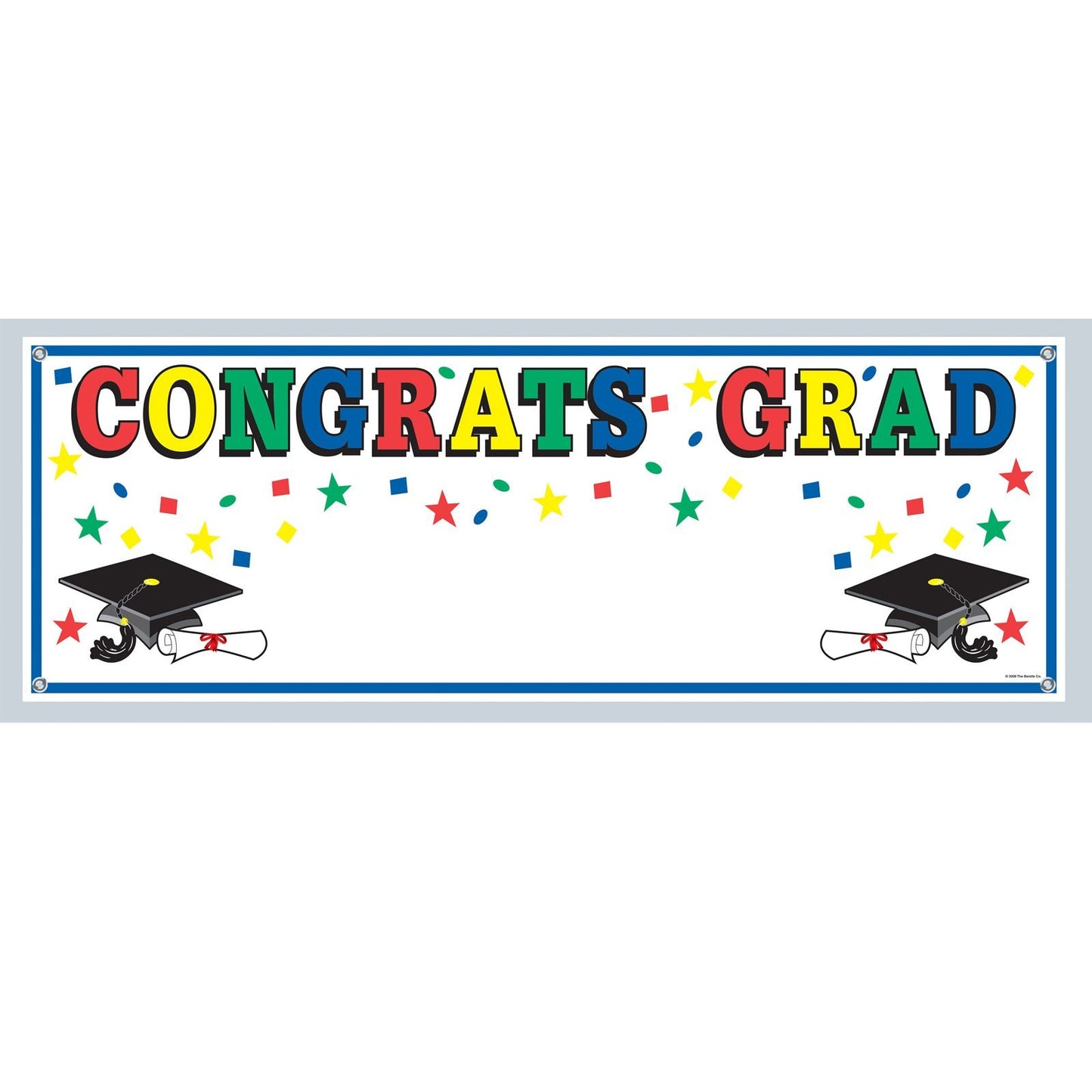 Congrats Grad Sign Banner 5 x 21 1/Pkg
