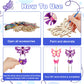 Fennoral 12 Pack Butterfly Wind Chime Kits For Kids Make Your Own Hollowed Out Butterfly Wind Chime Diy To Paint Butterfly Woode