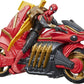 Marvel Spider-Man 6-Inch Jet Web Cycle Vehicle & Action Figure Toy, Red, Plastic, Model F1110, for Kids Ages 4 and Up