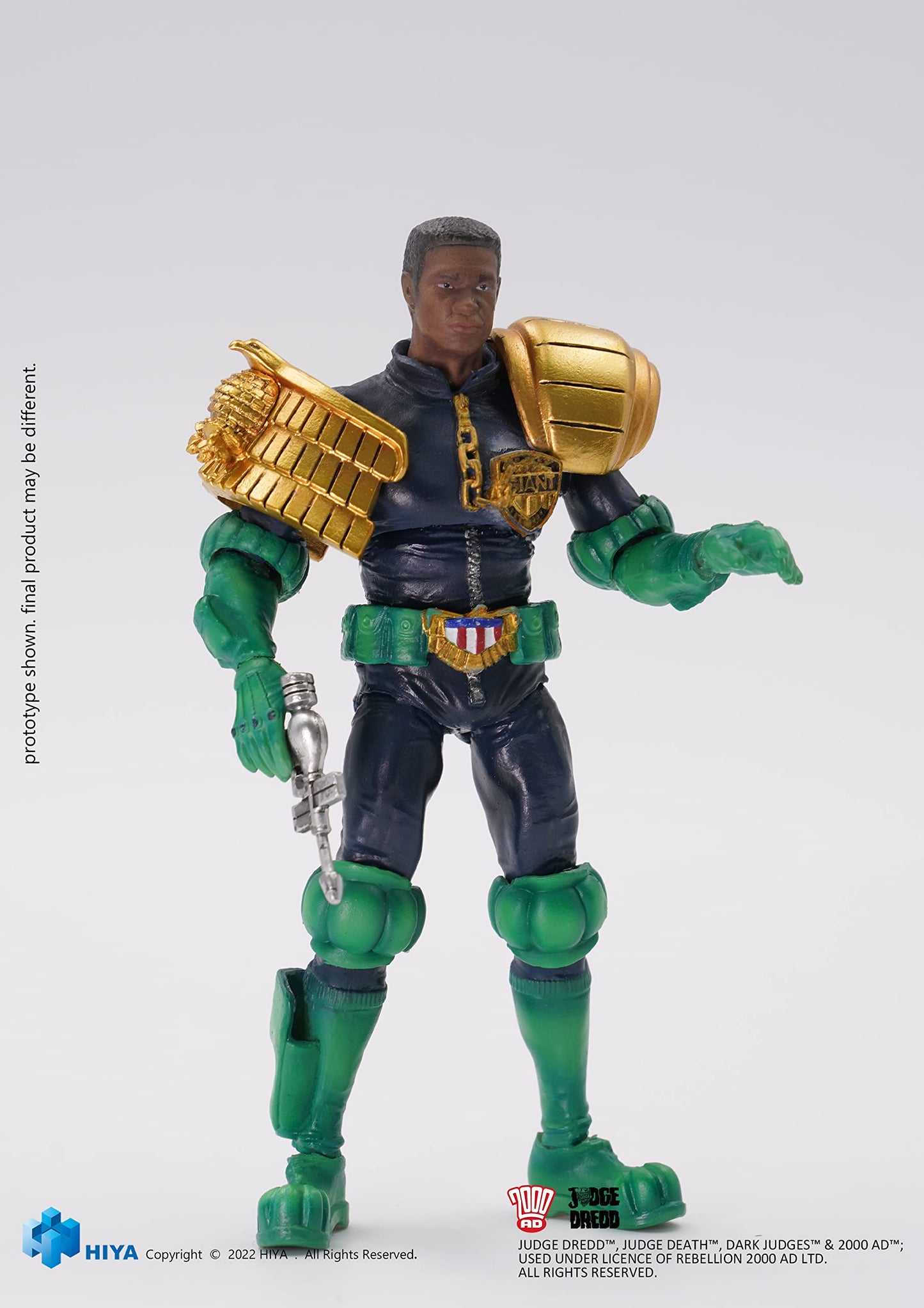 Hiya Toys Judge Dredd: Judge Giant Exquisite Mini 1:18 Px Mini Action Figure, Multicolor