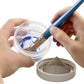 HG Art Concepts Pastel Sharpener & Shaper with Storage Jar Shapes Soft Pastels to A Point Or Shape - Complete Set with Wire Brus