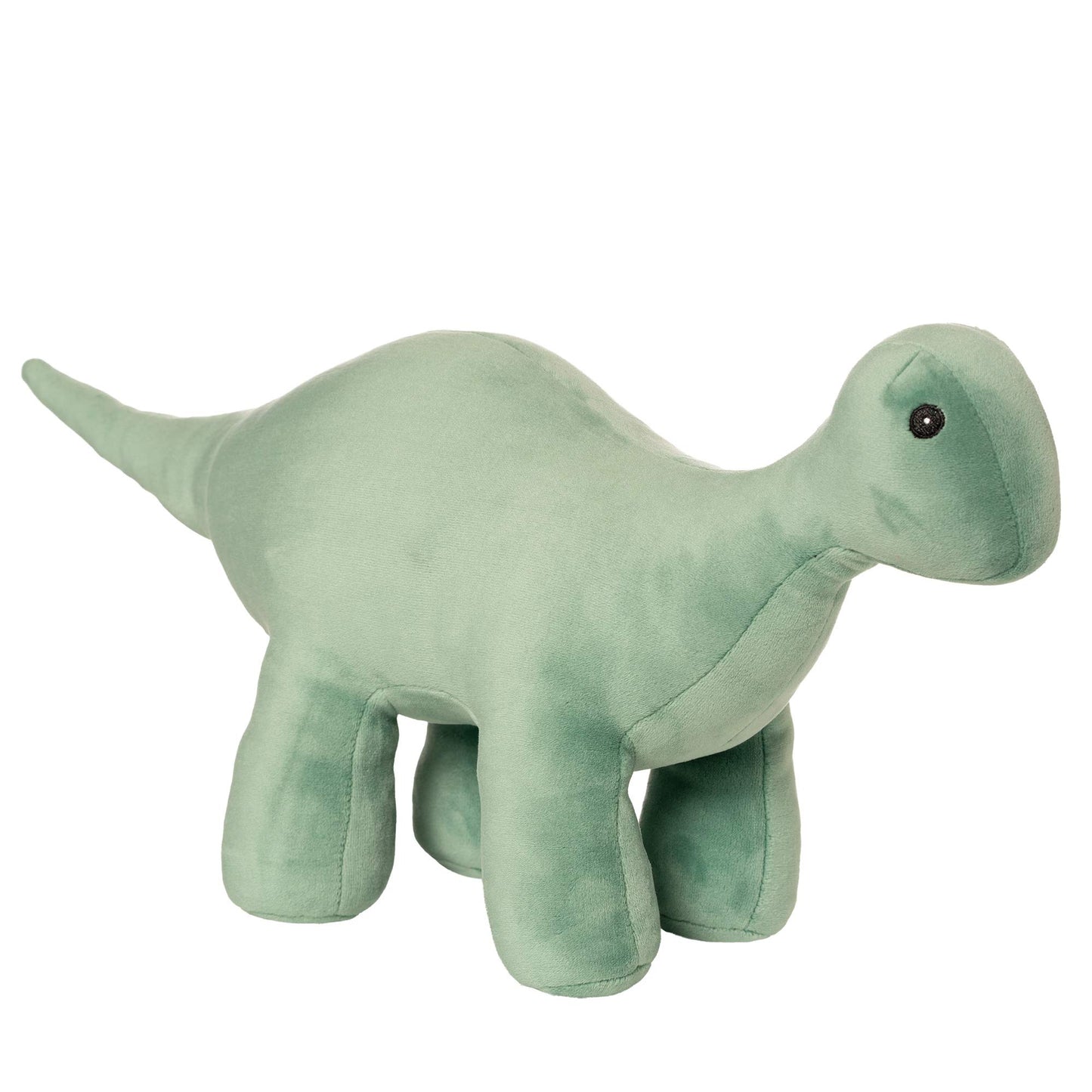 Manhattan Toy Stomper Velveteen Brontosaurus Dinosaur Stuffed Animal, 7''