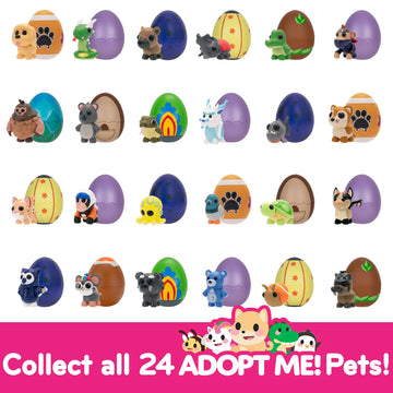Adopt Me! Mystery Pets Blind Box Easter Egg Assorted 2-Pack - Series 4 - Exclusive Virtual Item Game Code - Collectible 2'' Anim