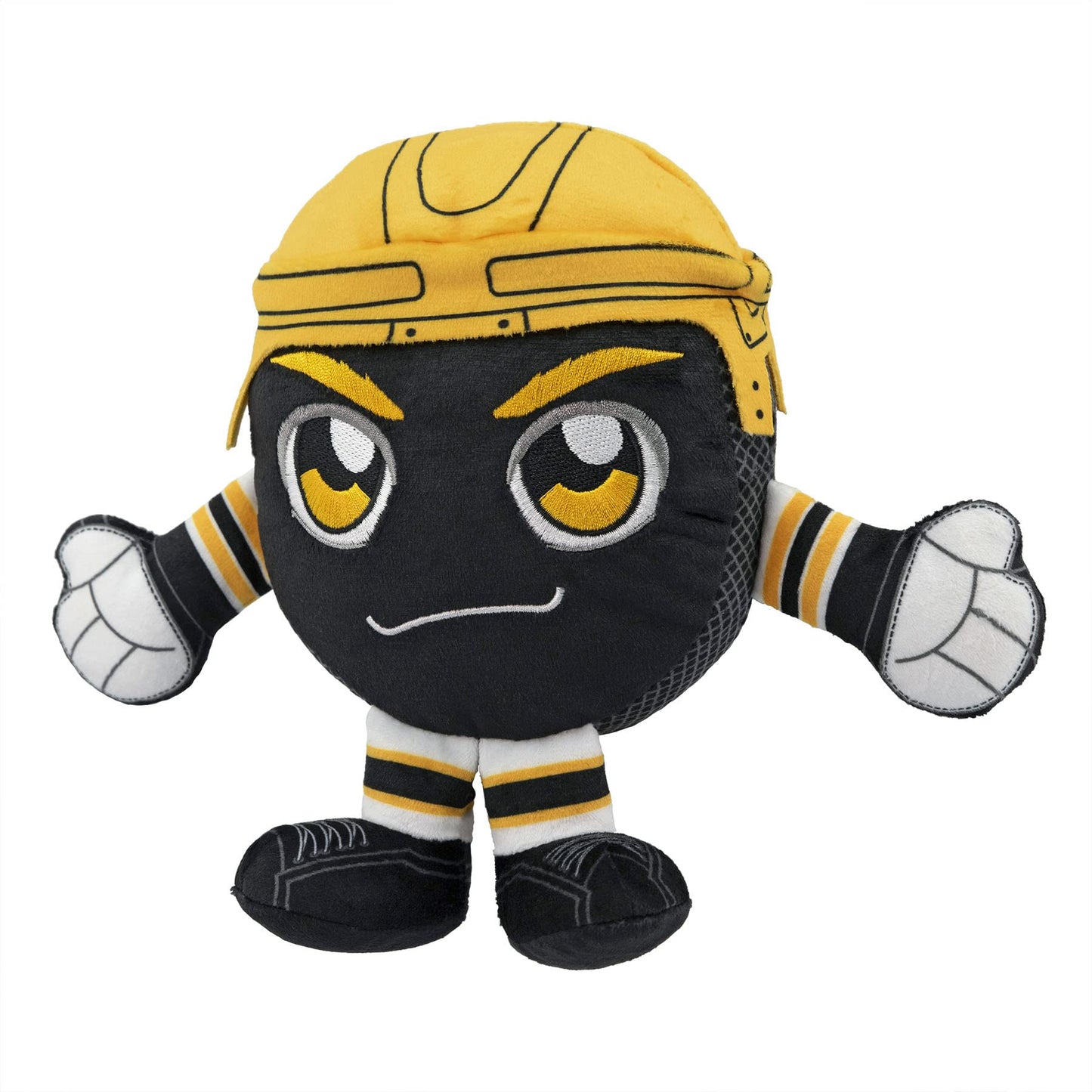 Bleacher Creatures Boston Bruins 8' Kuricha Hockey Puck Sitting Plushies- Soft Chibi Inspired Plush
