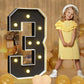 Imprsv Marquee Numbers Black 3Ft: Black Party Decor - Light Up Number 3 Large 3 Feet Tall - Birthday Decorations For Him Her 3Rd