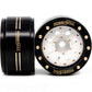 HOBBYSOUL Adjustable Offset 1.0 Beadlock Wheels Brass Rims Weight 44g/Rim for RC Micro Crawler 1/18 TRX4M 1/24 Axial SCX24 90081