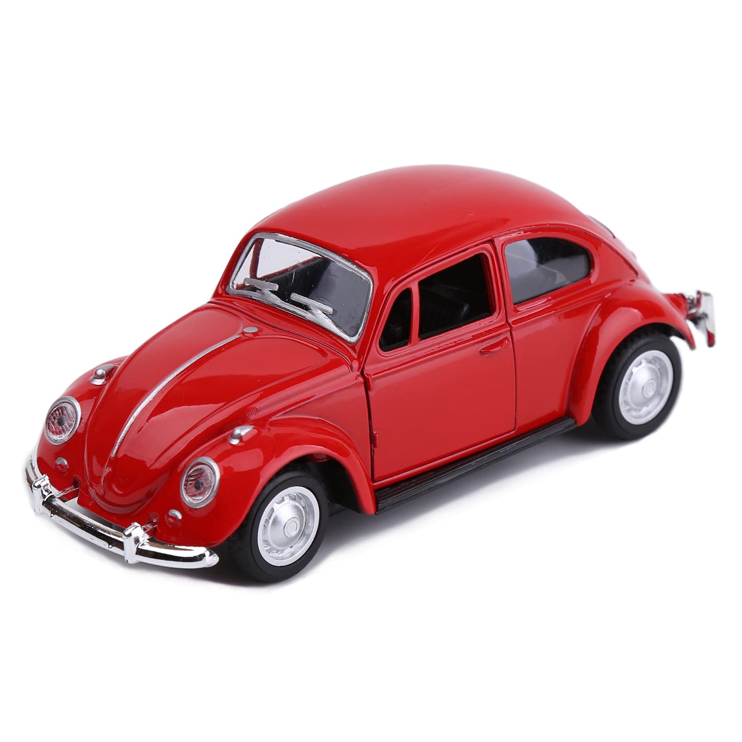 Berry President 1/32 Scale Beetle Bug Diecast Car - Red Alloy Steel Model Toy for Kids/Gifts