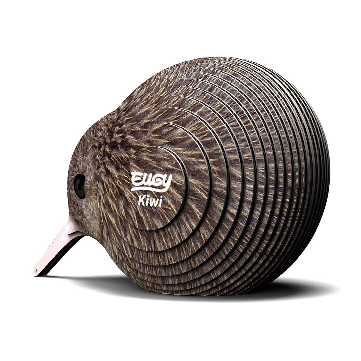 Eugy Kiwi Bird 3D Puzzle - 24 Piece Eco-Friendly Educational Toy Puzzle For Boys, Girls & Kids Ages 6+