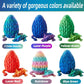 Hefandaishu Easter Egg Dragon Egg 12Inch Dragon Toy 3D Printed Dragon Fidget Toys, 3D Printed Dragon Egg With Articulated Dragon