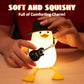 Duck Night Light, Silicone Duck Lamp, Cute Bedside Duck Goose Funny Nightlight with Dimmer and Timer for Room Decor, Duck Gifts