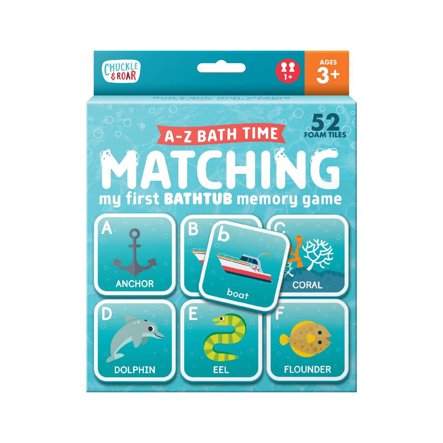 Chuckle & Roar - Bath Matching - Water Safe Fun - Great For Toddlers - Fun And Engaging - Ages 3 And Up