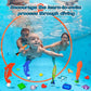 Jasonwell Pool Toys Diving Rings - 28Pcs Swim Thru Rings Pool Game Diving Toys With Dive Ring Underwater Treasures Torpedo Bandi