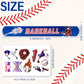 40Pcs Baseball Slap Bracelets Party Favors With Tattoo - Birthday Gifts and Party Decorations Snap Band for Kids Boys