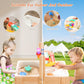 Bopoobo Sand And Water Table For Toddlers, 4 In 1 Kids Wooden Sensory Activity Table With 2 Storage Bins, Painting Acrylic Board