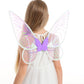 Fairy Wing,Butterfly Fairy Halloween Costume Angel Wings,Halloween Costume Sparkle Angel Wings Dress Up Party Favor Purple