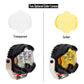 MEUS RACING RC Car LED Lights Kit for 1/10 & 1/8 Scale Crawlers - Aluminum, Black, Model MEUS-LED-01-06